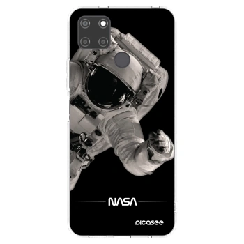 Picasee silikonowe przeźroczyste etui na Realme C21Y - Astronaut Big