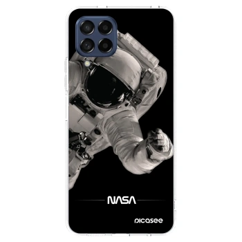 Picasee silikonowe przeźroczyste etui na Samsung Galaxy M53 5G - Astronaut Big