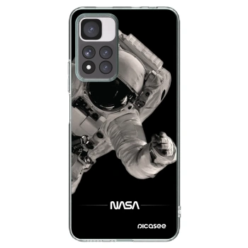Picasee silikonowe przeźroczyste etui na Xiaomi Redmi Note 11 Pro+ 5G - Astronaut Big