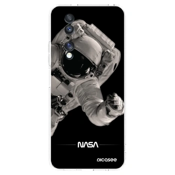 Picasee silikonowe przeźroczyste etui na Honor 70 - Astronaut Big