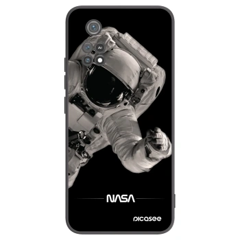 Picasee silikonowe czarne etui na Xiaomi Poco M4 Pro - Astronaut Big