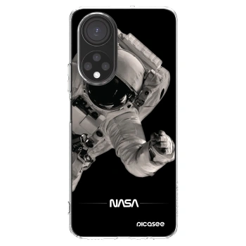 Picasee silikonowe przeźroczyste etui na Honor X7 - Astronaut Big
