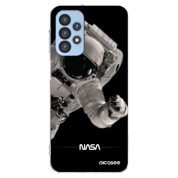 Picasee silikonowe przeźroczyste etui na Samsung Galaxy A23 A235F 4G - Astronaut Big