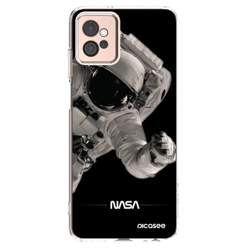 Picasee silikonowe przeźroczyste etui na Motorola Moto G32 - Astronaut Big