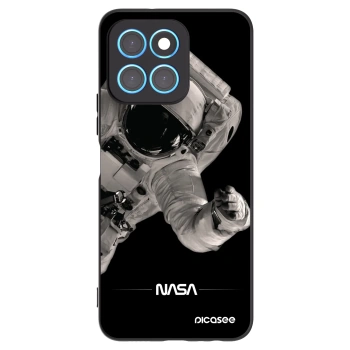 Picasee silikonowe czarne etui na Honor X8 5G - Astronaut Big