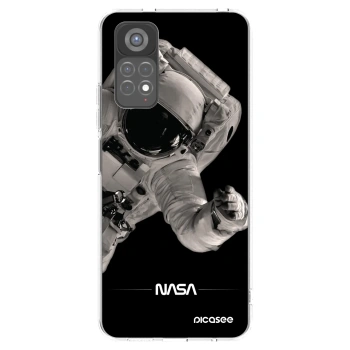Picasee silikonowe przeźroczyste etui na Xiaomi Redmi Note 11S 5G - Astronaut Big