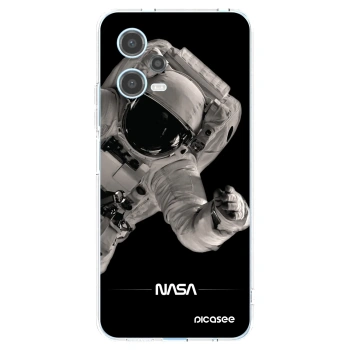 Picasee silikonowe przeźroczyste etui na Xiaomi Redmi Note 12 5G - Astronaut Big