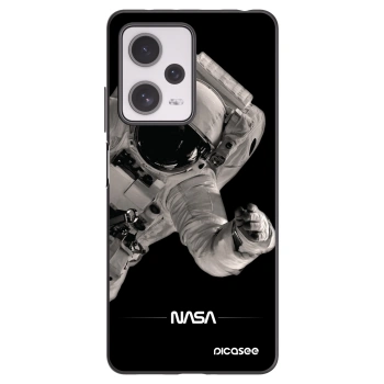Picasee silikonowe czarne etui na Xiaomi Redmi Note 12 Pro+ 5G - Astronaut Big