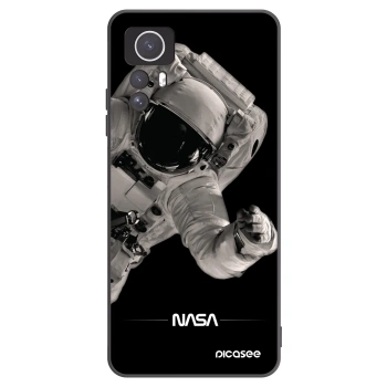 Picasee silikonowe czarne etui na Xiaomi Redmi Note 12S - Astronaut Big