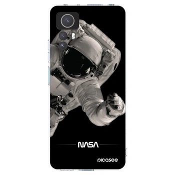 Picasee silikonowe przeźroczyste etui na Xiaomi Redmi Note 12S - Astronaut Big