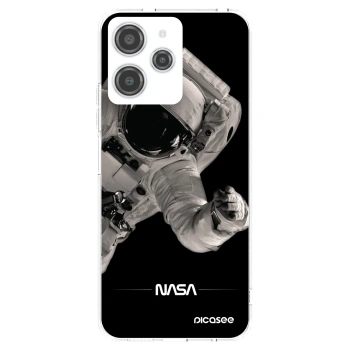 Picasee silikonowe przeźroczyste etui na Xiaomi Redmi 12 4G - Astronaut Big