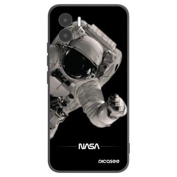 Picasee silikonowe czarne etui na Xiaomi Redmi A2 - Astronaut Big