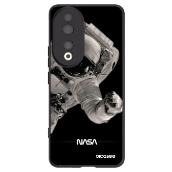 Picasee silikonowe czarne etui na Honor 90 5G - Astronaut Big