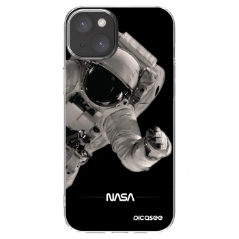 Picasee silikonowe przeźroczyste etui na Apple iPhone 15 Plus - Astronaut Big