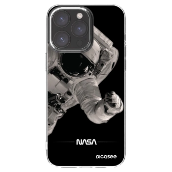 Picasee silikonowe przeźroczyste etui na Apple iPhone 15 Pro Max - Astronaut Big