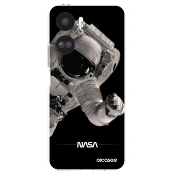 Picasee silikonowe przeźroczyste etui na Honor 90 Lite 5G - Astronaut Big