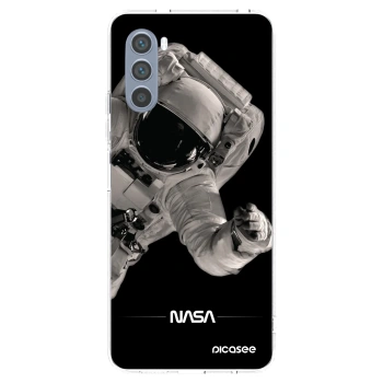 Picasee silikonowe przeźroczyste etui na Motorola Moto G62 - Astronaut Big
