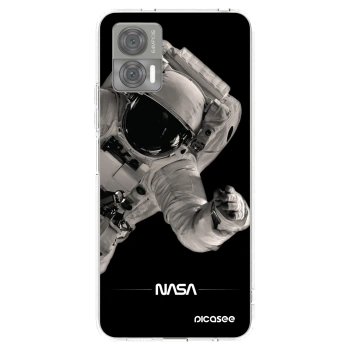 Picasee silikonowe przeźroczyste etui na Motorola Edge 30 Neo - Astronaut Big