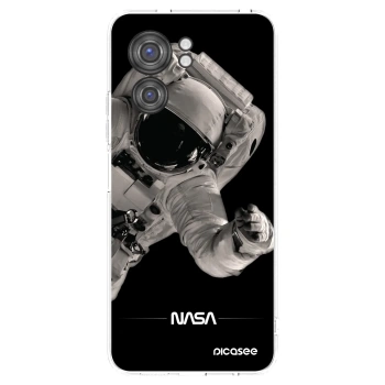 Picasee silikonowe przeźroczyste etui na Motorola Edge 40 - Astronaut Big