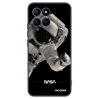 Picasee silikonowe czarne etui na Honor 70 Lite - Astronaut Big