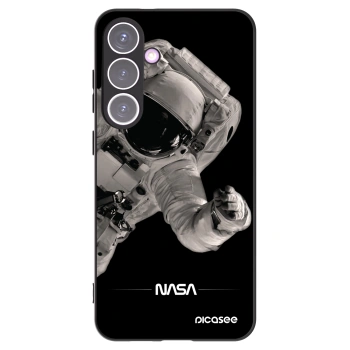 Picasee silikonowe czarne etui na Samsung Galaxy S24+ S926B 5G - Astronaut Big