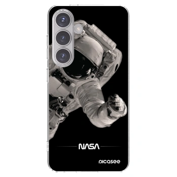 Picasee silikonowe przeźroczyste etui na Samsung Galaxy S24 S921B 5G - Astronaut Big