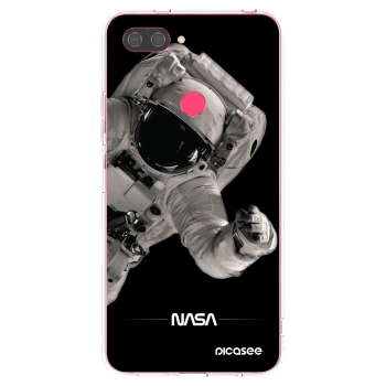 Picasee silikonowe przeźroczyste etui na Xiaomi Mi 8 Lite - Astronaut Big