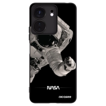 Picasee silikonowe czarne etui na Xiaomi Redmi 13C 4G - Astronaut Big