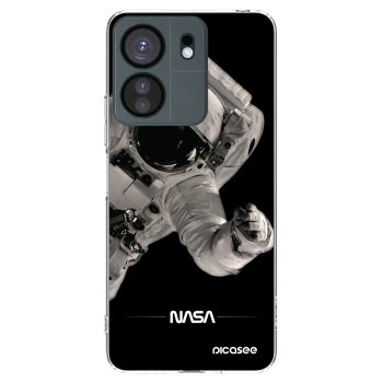 Picasee silikonowe przeźroczyste etui na Xiaomi Redmi 13C 4G - Astronaut Big
