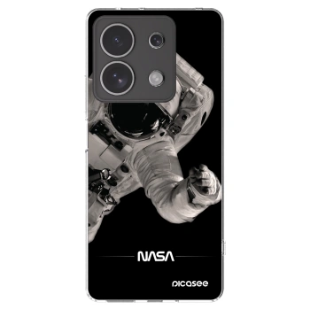 Picasee silikonowe przeźroczyste etui na Xiaomi Redmi Note 13 4G - Astronaut Big