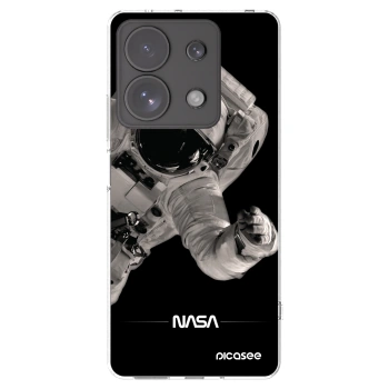 Picasee silikonowe przeźroczyste etui na Xiaomi Redmi Note 13 Pro 4G - Astronaut Big