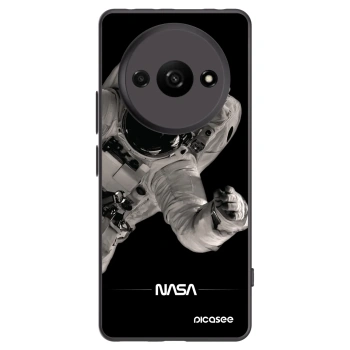 Picasee silikonowe czarne etui na Xiaomi Redmi A3 - Astronaut Big