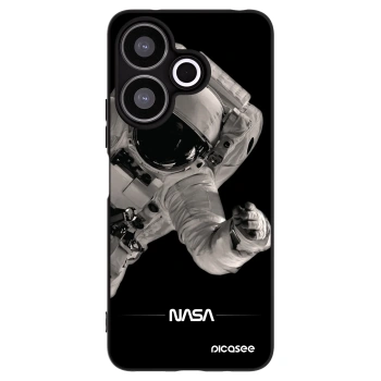 Picasee silikonowe czarne etui na Xiaomi Redmi 13 4G - Astronaut Big