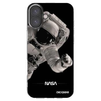 Picasee silikonowe przeźroczyste etui na Apple iPhone 16 Plus - Astronaut Big