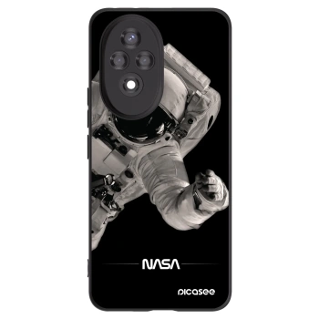 Picasee silikonowe czarne etui na Honor 200 5G - Astronaut Big