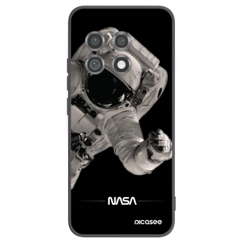 Picasee silikonowe czarne etui na OnePlus 11 5G - Astronaut Big