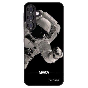 Picasee silikonowe czarne etui na Samsung Galaxy A16 5G - Astronaut Big