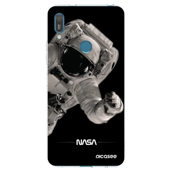 Picasee silikonowe przeźroczyste etui na Huawei Y7 2019 - Astronaut Big