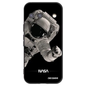 Picasee silikonowe czarne etui na Google Pixel 9 - Astronaut Big