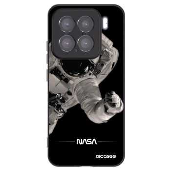 Picasee silikonowe czarne etui na Xiaomi 15 - Astronaut Big