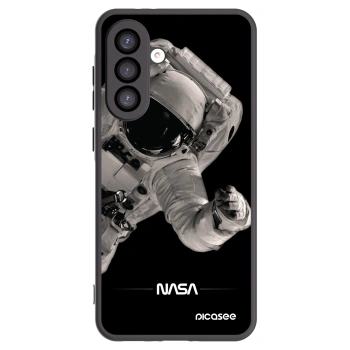 Picasee silikonowe czarne etui na Samsung Galaxy A26 5G A266B - Astronaut Big