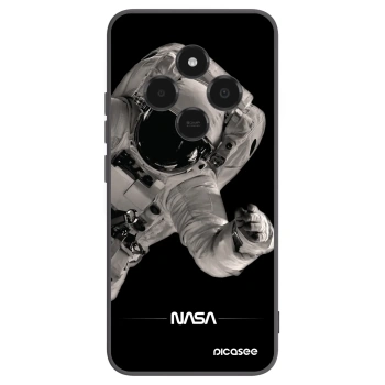 Picasee silikonowe czarne etui na Xiaomi Poco C75 - Astronaut Big