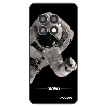 Picasee silikonowe czarne etui na OnePlus 13 5G - Astronaut Big