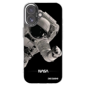 Picasee silikonowe przeźroczyste etui na Apple iPhone 17 - Astronaut Big