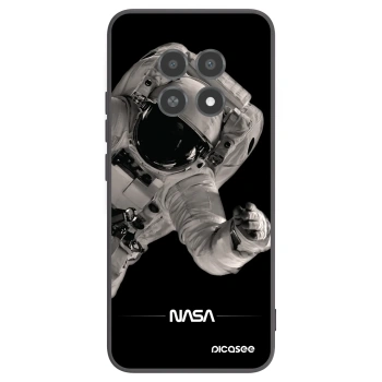 Picasee silikonowe czarne etui na Realme 12X - Astronaut Big