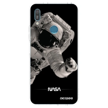 Picasee silikonowe przeźroczyste etui na Huawei Y6 2019 - Astronaut Big