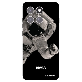 Picasee silikonowe czarne etui na Motorola Edge 60 Pro - Astronaut Big