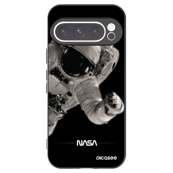 Picasee silikonowe czarne etui na Google Pixel 9 Pro XL - Astronaut Big