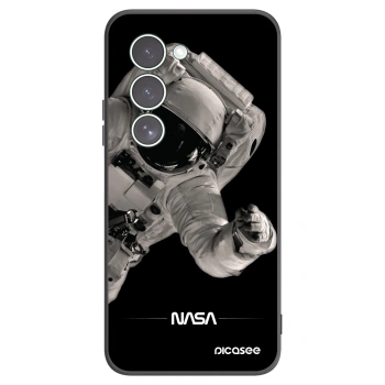 Picasee silikonowe czarne etui na Xiaomi Redmi 15 5G - Astronaut Big