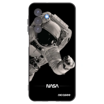 Picasee silikonowe czarne etui na Samsung Galaxy A17 5G - Astronaut Big